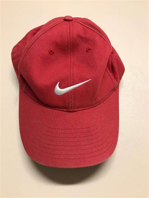 Nike Nike Swoosh Red Hat Cap 🧢 5 Panel Grailed