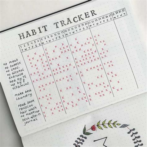 Bullet Journal Habit Trackers To Help You Build Better Habits