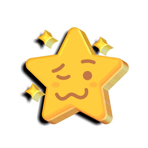 Emoji Estrela Fofa 12959026 Png
