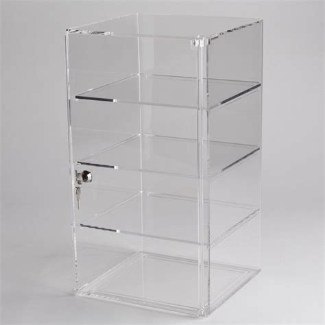 Acrylic Counter Top Tower Display Case Aandb Store Fixtures