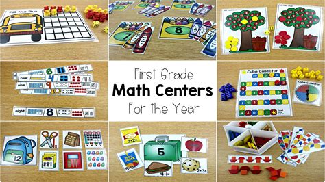 Math Centers 1st Grade