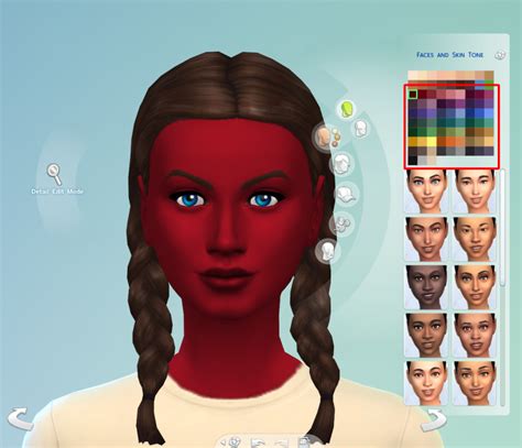 My Sims 4 Blog Improved 63 Custom Skin Colors By The