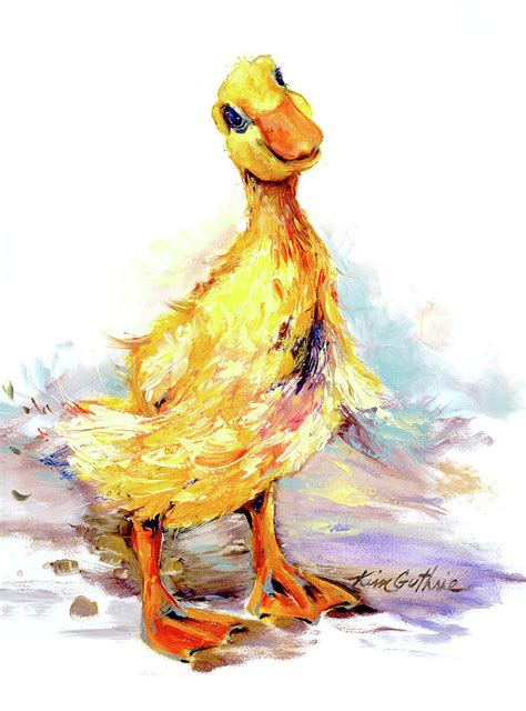 Duck Painting Painting By Kim Guthrie Fine Art America