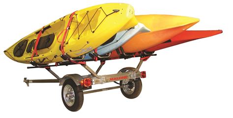 Malone Microsport Trailer With J Pro Kayak Carriers 13 Long 4