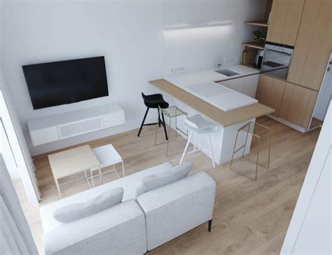 Studio Apartments In Three Modern Styles Download Autocad Blocks