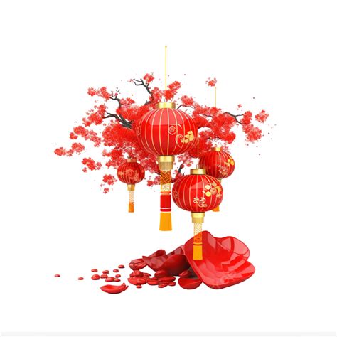 구정 랜턴 매화 빨간색 아름다운 중국의 설날 칸델라 매화 Png 일러스트 및 이미지 에 대한 무료 다운로드 Pngtree