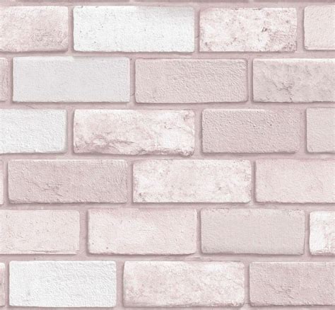 Arthouse Pastel Pink Diamond Brick Glitter Luxury Wallpaper 260005