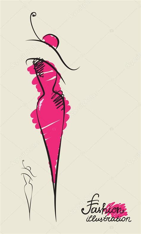 Fashion Silhouette Of Woman — Stock Vector © Marylia 61533829