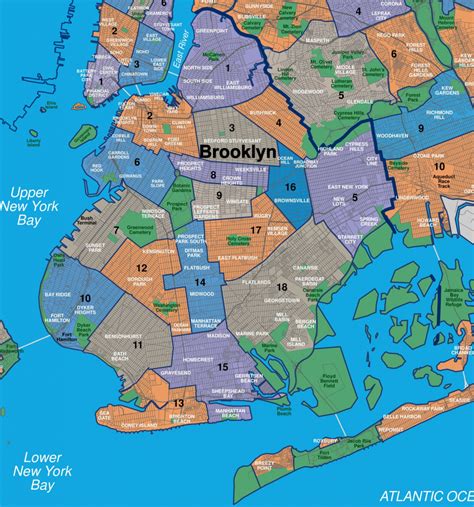 Printable Map Of Brooklyn Printable Maps