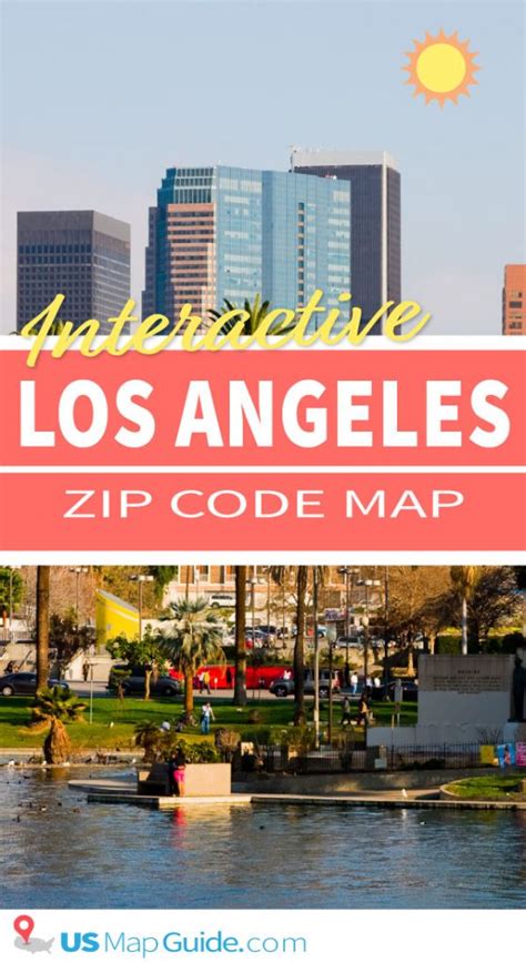 Los Angeles Ca Zip Code Map Updated 2022