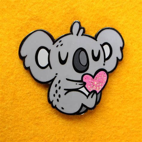 Koala Enamel Pin Enamel Pin Animal Enamel Pin Koala Pin Etsy