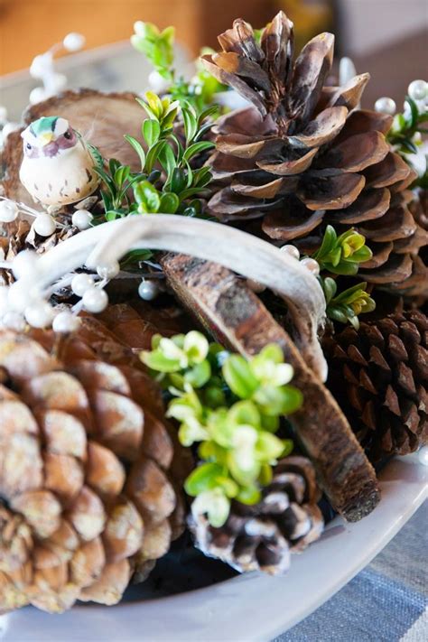 Give your home a fun, natural boost with these diy wood slice crafts, including diy. Winter Centerpiece - CREATIVE CAIN CABIN | Winter ...