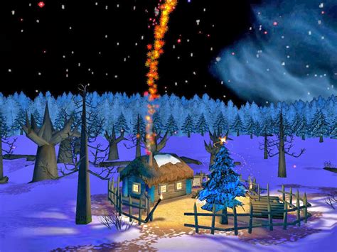 66 Christmas Night Wallpaper Wallpapersafari