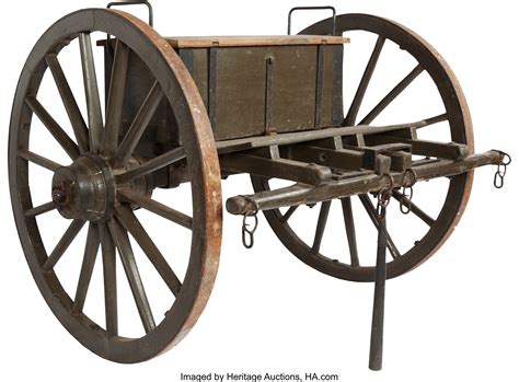 Rare Civil War Artillery Limber For A 3 Ordnance Rifle Lot