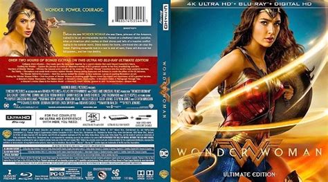 Wonder Woman 4k Bluray Cover Dvd Covers And Labels