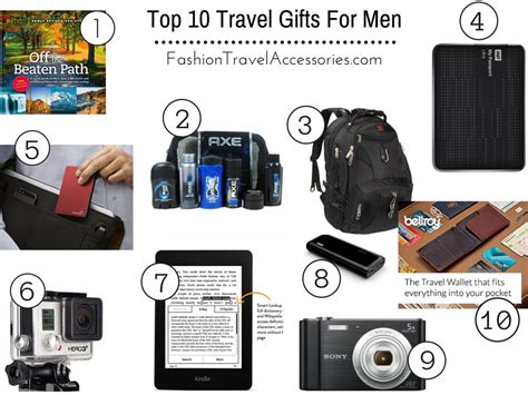 The best gifts for men this year appeal to guys who love cars, music, fashion, bacon, technology, beer, or sports. Top 10 Travel Gifts For Men Reviews - Fashion Travel