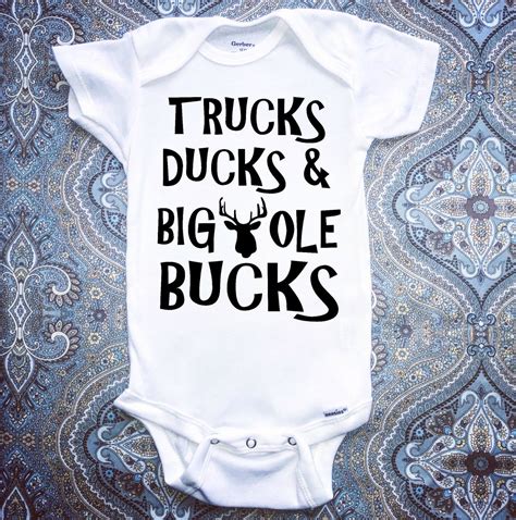 Country Baby Boy Onesie Hunting Baby Onesie Baby Boy Bodysuit Baby