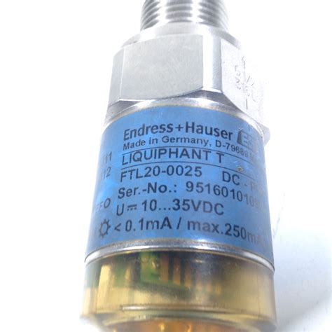 Endress Hauser Ftl20 0025 Liquiphant T Level Switch Nmp