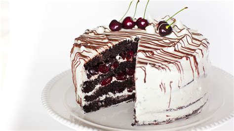 Chocolate Cherry Rum Cake Recipe With Meringue Buttercream Tatyanas Everyday Food Recipe