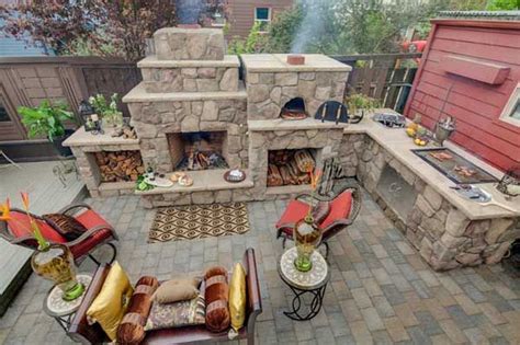 41 Hottest Outdoor Fireplace Designs Ideas For Barbecue Party With