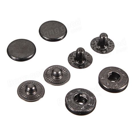 15pcs Snap Fasteners Popper Press Stud Sewing Leather Button At Banggood