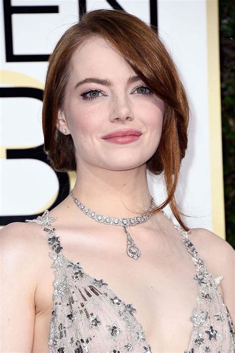 Golden Globes 2017 Golden Globes Red Carpet Emma Stone Makeup Emma