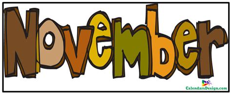 November Word Clipart 10 Free Cliparts Download Images On Clipground 2021