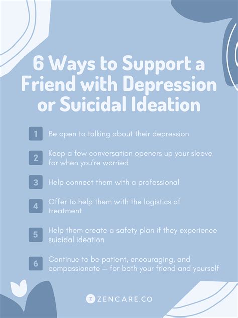 6 Ways To Support A Friend With Depression Or Suicidal Ideation