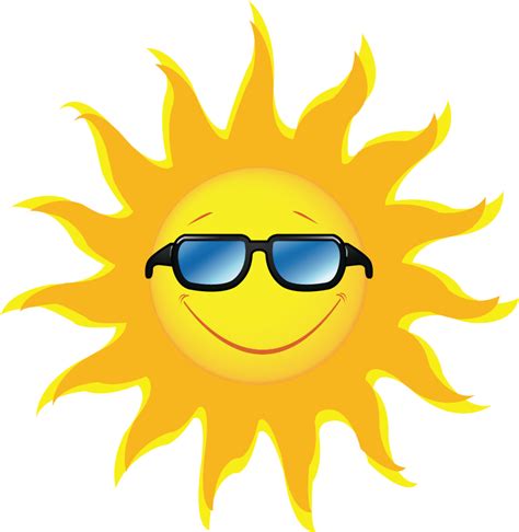 Sunshine Sun Clip Art Free Clipart Images 4 Free Sun Wearing