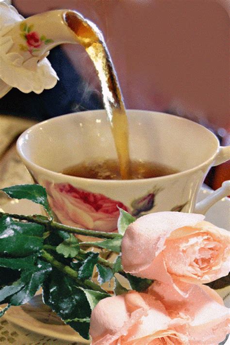 Animated Photo  Tea Pouring Steaming Finetoshine