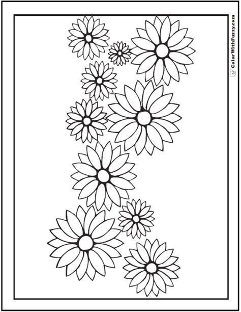 Coloring pages, free printable coloring pages for kids and adults. Sunflower Coloring Page: 14+ PDF Printables