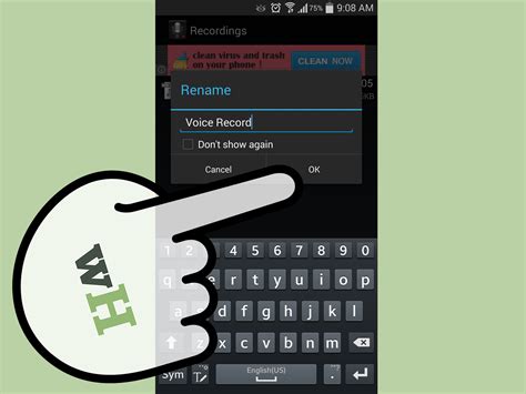 Cómo grabar voz con Android: 4 pasos (con fotos)