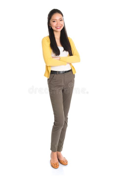 Woman Standing Isolated Stock Image Image Of Caucasian 18317629