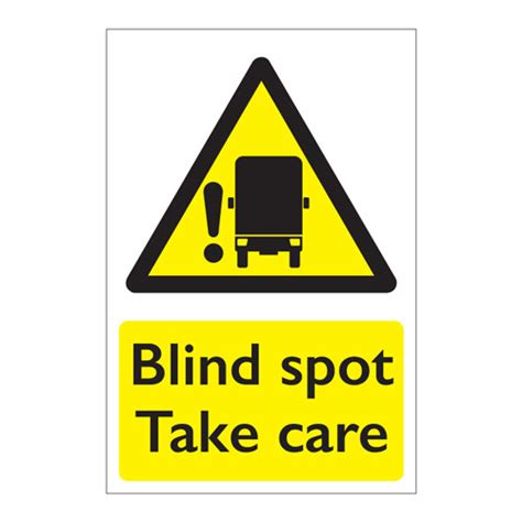 Blind Spot Take Care Vehicle Warning Graphics Uk