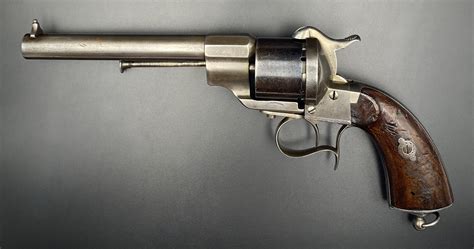 Lefaucheux Brevete Single Action 11 Mm Pin Fire Revolver 1854
