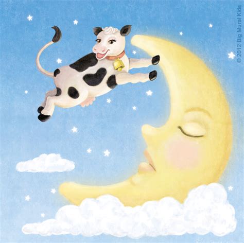 Hey Diddle Diddle: Cow Over the Moon - Traditional - Nursery Decor