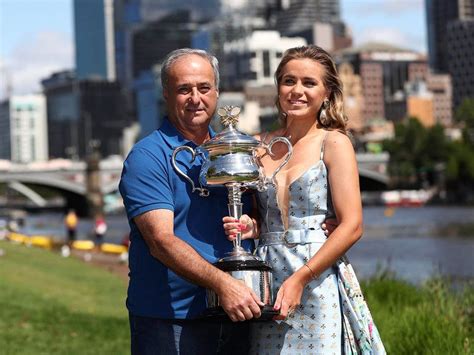 In Pictures Sofia Poses With Australian Open Trophy Sports Photos