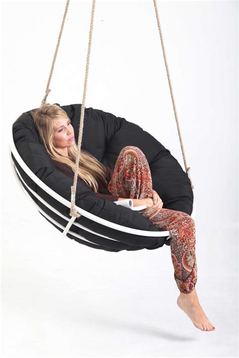 Papasan Swing Black To Make Your Dreams About A Swinging Version Of