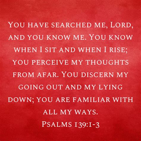 Psalm 139 Psalms Spiritual Attack Search Me Finding Hope Bible