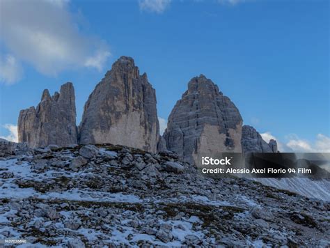Three Peaks Of Lavaredo 3 Stock Photo Download Image Now Color