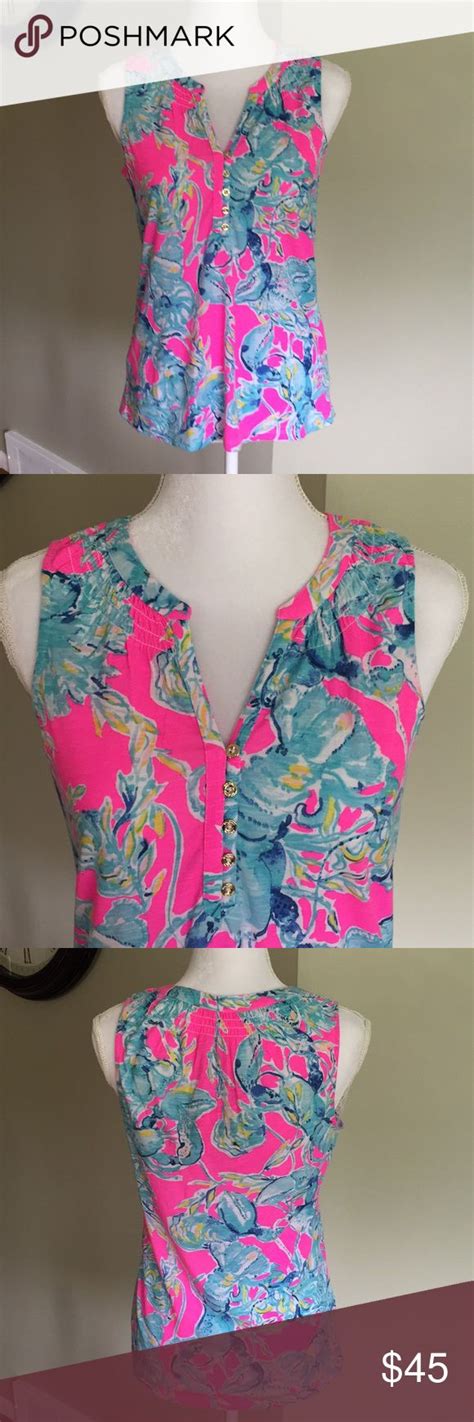 Nwt Lilly Pulitzer Essie Top Lilly Pulitzer Tops Tops Lilly Pulitzer