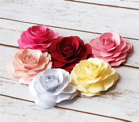 10 Diy Paper Flowers Templates Free Utemplates