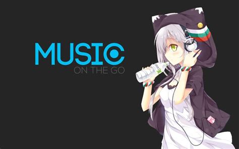 Anime Music Girl With Headphones Wallpaper Dd Proyectos