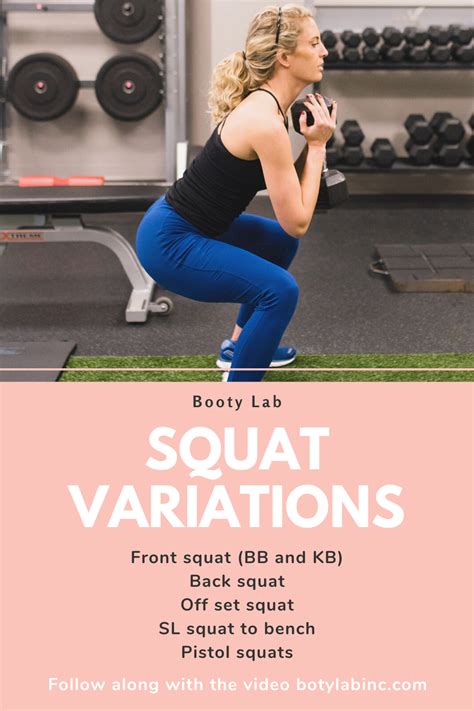 Squat Variations Squat Variations Lower Body Workout Total Body Workout