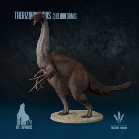 Download Therizinosaurus Cheloniformis The Scythe Lizard Da Miniature