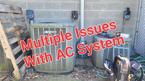Troubleshooting Trane Air Conditioning System Youtube