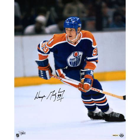 Wayne Gretzky Edmonton Oilers Autographed 16 X 20 Rookie Season