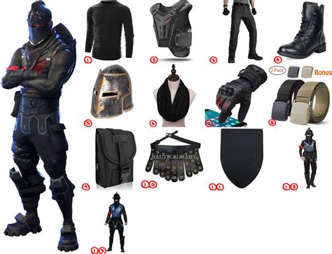 Dress Like Black Knight Fortnite Costume For Cosplay And Halloween