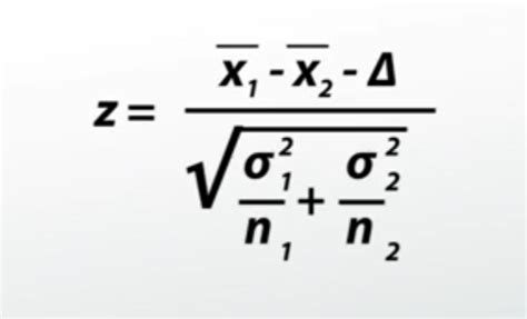 Z Test Definition Formula And Example Video And Lesson Transcript