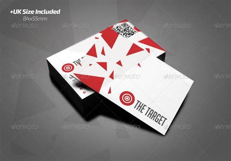 The Target Business Card | Art business cards, Beauty business cards, Unique business cards